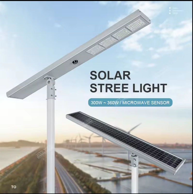 Langlebige und wasserdichte Solar-LED-Straßenlaternen für eine einfache Außeninstallation
