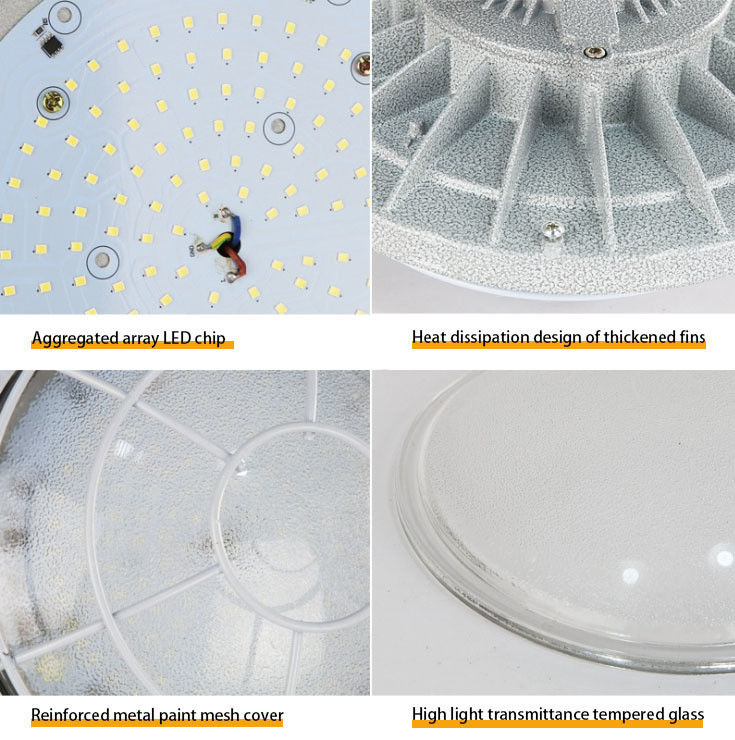 30W 50W 100W 200W Led Explosion Proof High Bay Light 110lm Leuchtstrom für Lager