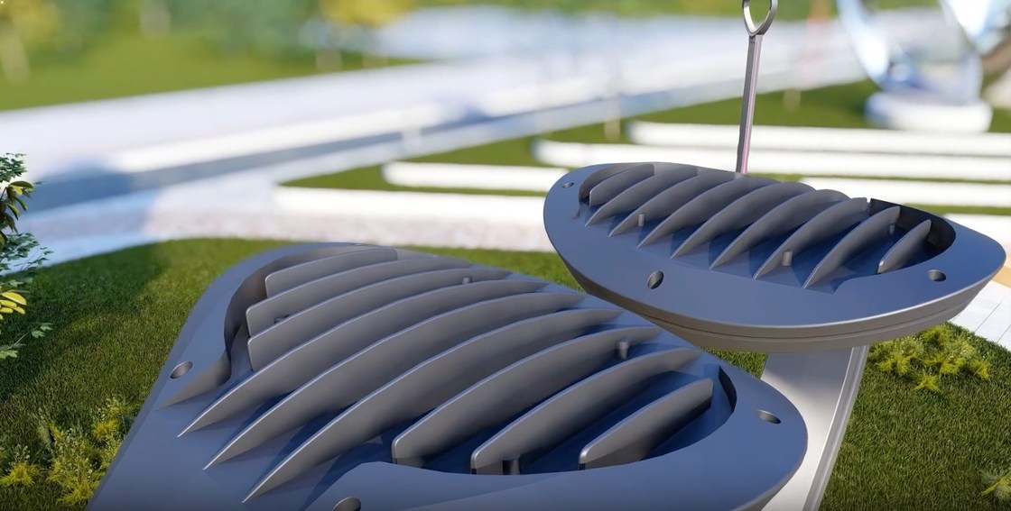 LED-Gartenlicht im Freien mit 6000K Tageslichtwarnung und Druckguss-Aluminiumstange